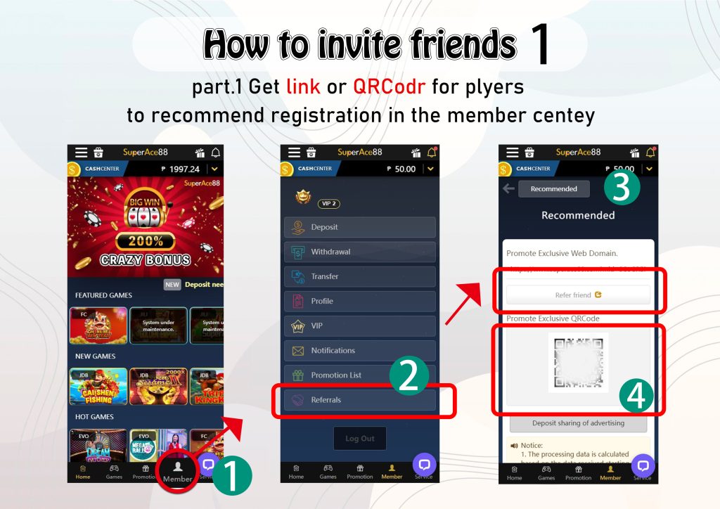 How to invite Friends