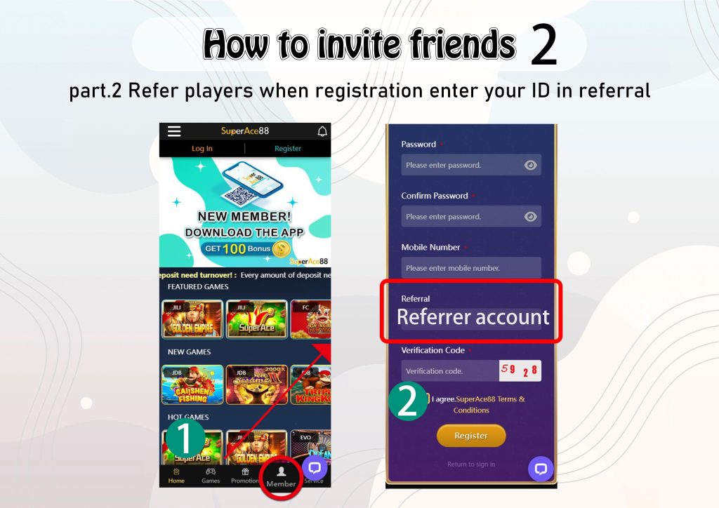 How to invite Friends